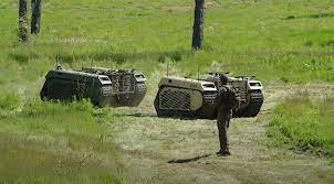 military unmanned ground drones can now