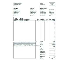 Proforma Invoice Template Xls Format Free Invoice Template Bill