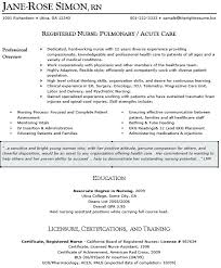 Rn Resume Objective Nursing Home Sample Rn Nursing Resume