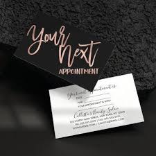 makeup appointment cards mua cards