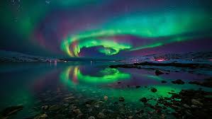 Hd Wallpaper Night Sky Aurora Borealis Starry Night Northern Lights Polar Lights Wallpaper Flare