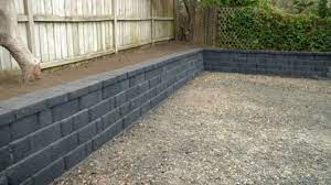 how to build a block retaining wall