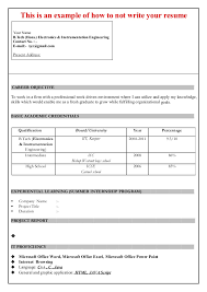 It should be neat and readable. Resume Format For Freshers Download