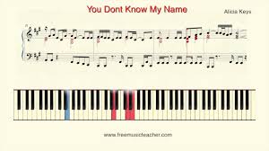 How do you find the meaning of your name? Alicia Keys You Don T Know My Name Youtube