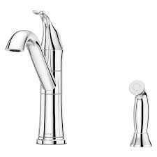 Maybe you would like to learn more about one of these? Pfister Talby Polished Chrome 1 Handle Deck Mount High Arc Handle Kitchen Faucet Deck Plate Included In The Kitchen Faucets Department At Lowes Com