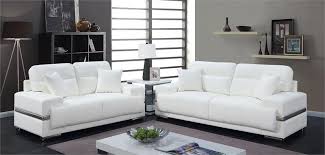 Cm6411 Zibak White Sofa Collection