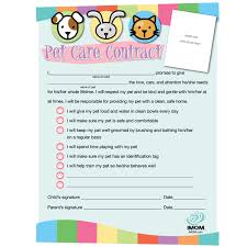 Pet Responsibility Chart And Contract Printables 24 7 Moms