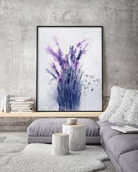Abstract Lavender Fine Art Print