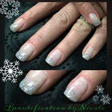 glitter fade gel nails by kicolenozak