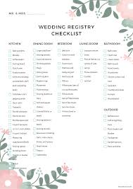 Take notes to remember who gave each gift by using a gift list. The Complete Wedding Registry Checklist Free Printable For Couples