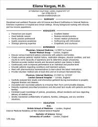 Doctor Resume Templates 15 Free Samples Examples Format