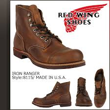 6 Inches Of Red Wing Red Wing Boots Iron Ranges Mens Iron Ranger 6inch Iron Ranger D Wise Brown 8115 8085