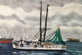 shrimp boat ms daisy painting
