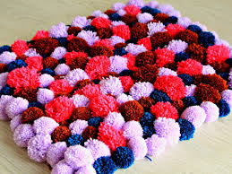 pom pom rug fun family crafts