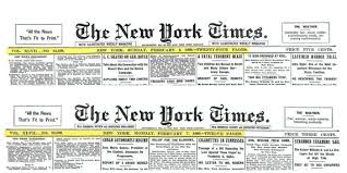 Image result for ny times masthead image