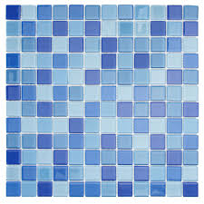 Blue Glass Mosaic For Swimming Pool