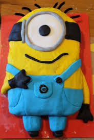 Same size as cake pans. Minion Cake Today We Did