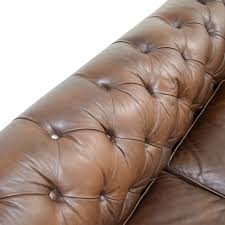 tufted leather sofa