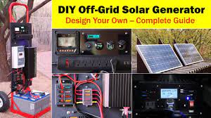 diy off grid solar generator rev 1