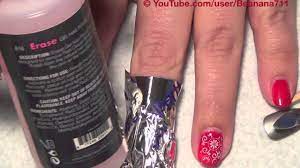 red carpet gel manicure removal using