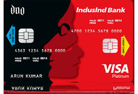 indusind launches credit debit card