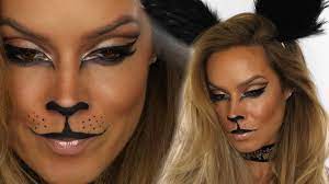glamour puss halloween makeup tutorial