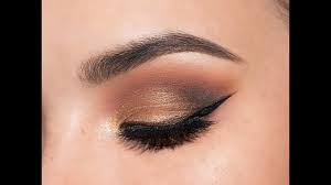 gold smokey eye makeup tutorial you