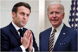 Europe may cheer biden's win—but it threatens macron's grand project europe may french president emmanuel macron reacts to a standing ovation after addressing a joint meeting of. Paris Says Biden Macron In Agreement On Covid 19 Climate Change Europe News Top Stories The Straits Times