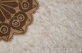 how to make a diy faux fur rug