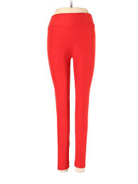 Details About New York Company Women Red Leggings One Size