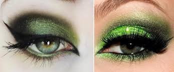 special party makeup green stylefrizz