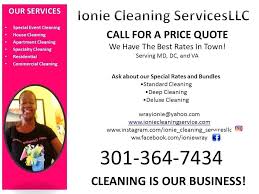 Cleaning Services Rates Cleaning Services Cost Near Me