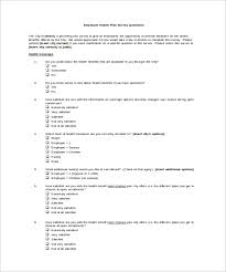 Sample Employee Survey Template 11 Free Documents In Word