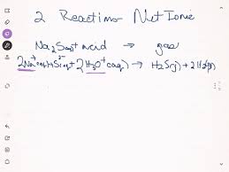 Solved Write Net Ionic Equations For
