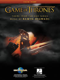 This song is sung by instrumental and composed by ramin djawadi. Amazon Com Game Of Thrones Theme Arranged For Violin Piano Sheet Music Single 9781540013347 Peliculas Books