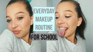 everyday makeup routine of a 15 year