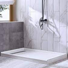 It is challenging because it will ask you to utilize all of your planning and designing skills and is rewarding. á… Woodbridge Sbr6032 1000l Solid Surface Shower Base With Recessed Trench Side Including Stainless Steel Linear Cover 60 L X 32 W X 4 H Left Drain White Color Woodbridge