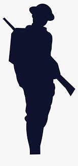 Ww1 Soldier Png - Silhouette Of A Ww1 Soldier, Transparent Png ,  Transparent Png Image - PNGitem