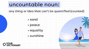 what is an uncountable noun usage