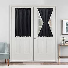 1 Panel Door Curtains For Small Window