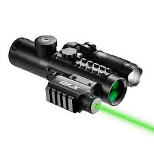 4x30mm Ir Electro Sight Multi Rail Tactical Scope Green Laser Light Combo By Barska Barska Com