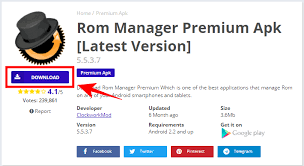 Usted versión dispositivo android debe ser de al menos 2.2 o superior y el dispositivo . Rom Manager Premium Apk 5 5 3 7 Latest Version