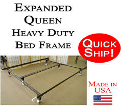 heavy duty queen size metal bed frame