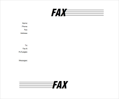 7 Fax Cover Letter Templates Free Sample Example Format