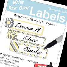 Metal, plastic, wood, glass, ceramic and paper. Self Laminating Labels Write Your Own Dishwasher Safe Labels Eco Friendly Labels School Daycare