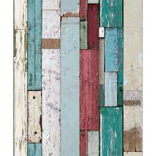 Green And Red Pallet Wood Wallpaper