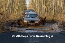 do all jeeps have drain plugs four