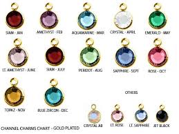 5 Gold Swarovski Birthstone Channel Charms Specify Color 6mm Stone Non Tarnish Gold Plated Swarovski Crystal Birthstones Charms