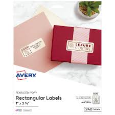 avery pearlized address labels 1