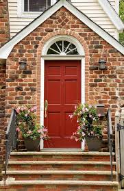 front door colors for red brick homes